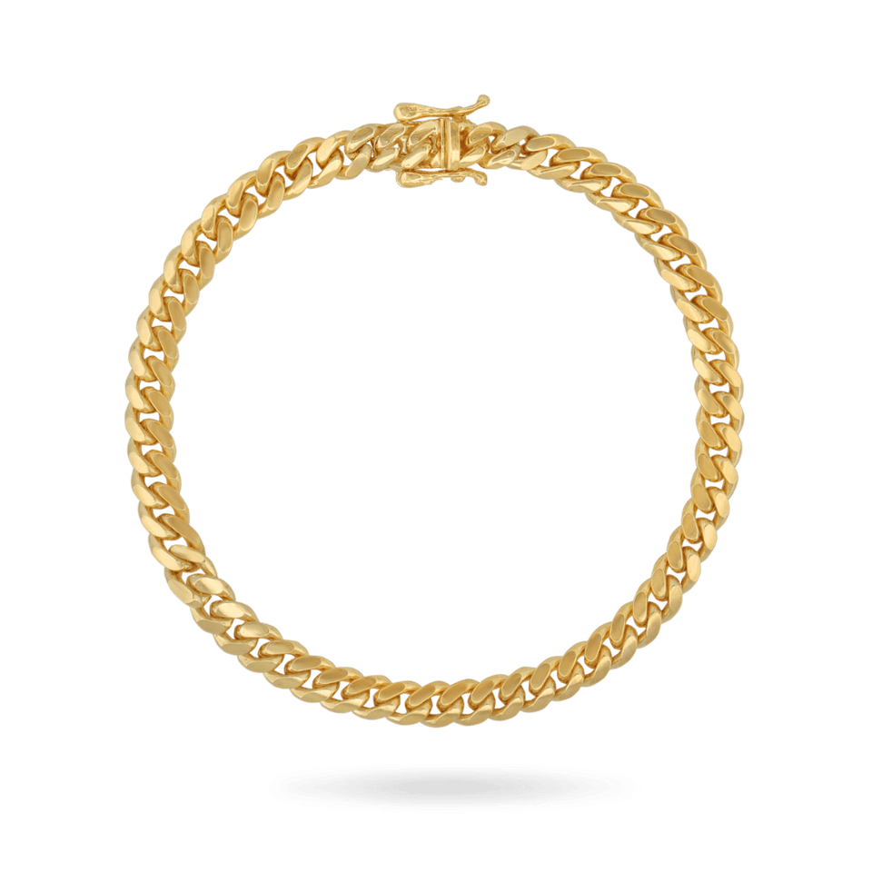 14K 5mm Miami Cuban Link Bracelet Bracelets IceLink-CAL 7" (15.65g)
