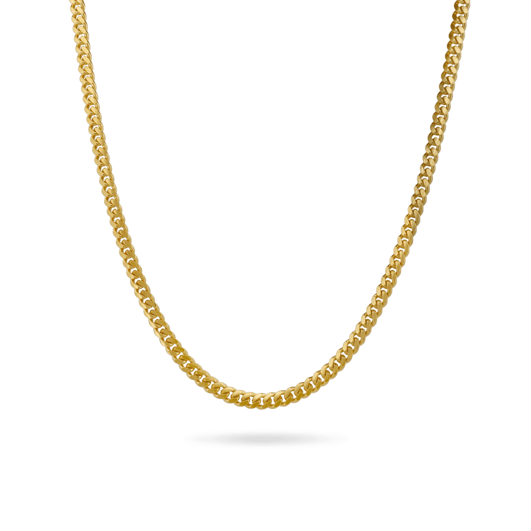14K 5mm Miami Cuban Chain Necklaces IceLink-CAL   