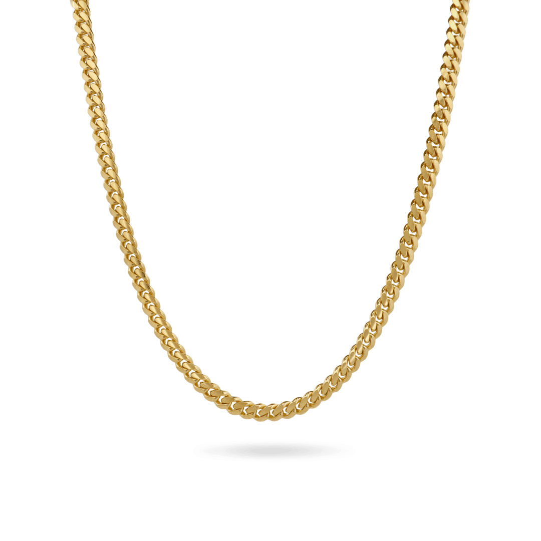 14K 7mm Miami Cuban Link Chain Necklaces IceLink-CAL 16" (61g)  