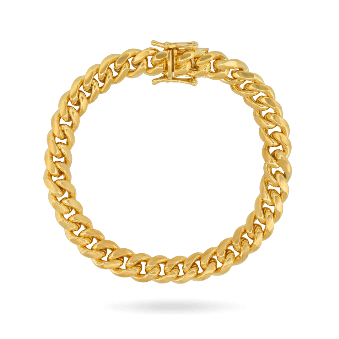 14K 9mm Miami Cuban Link Bracelet Bracelets IceLink-CAL 7" (52g)  