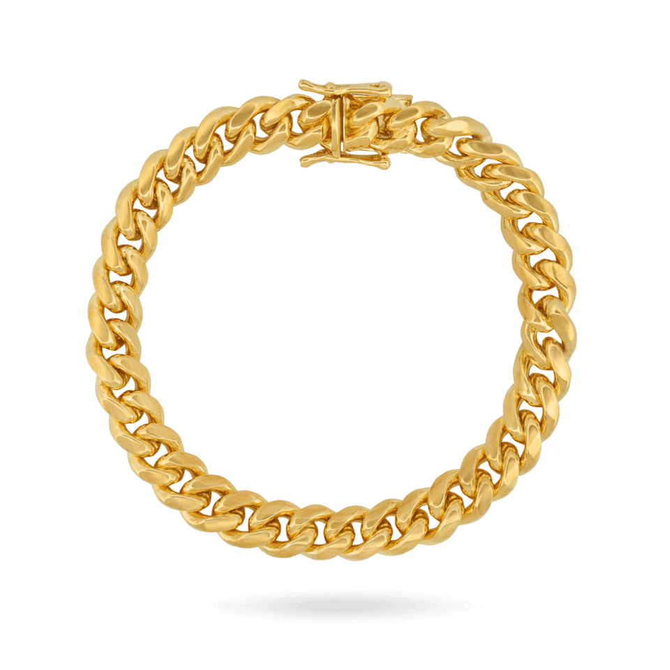 14K 9mm Miami Cuban Link Bracelet Bracelets IceLink-CAL 7" (52g)
