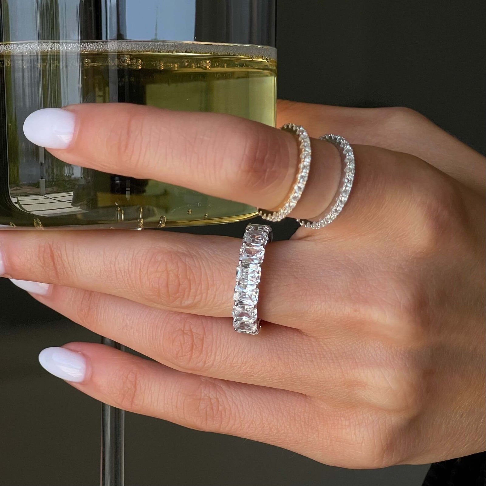 14K Ellie Eternity Ring Rings IceLink-CAL   