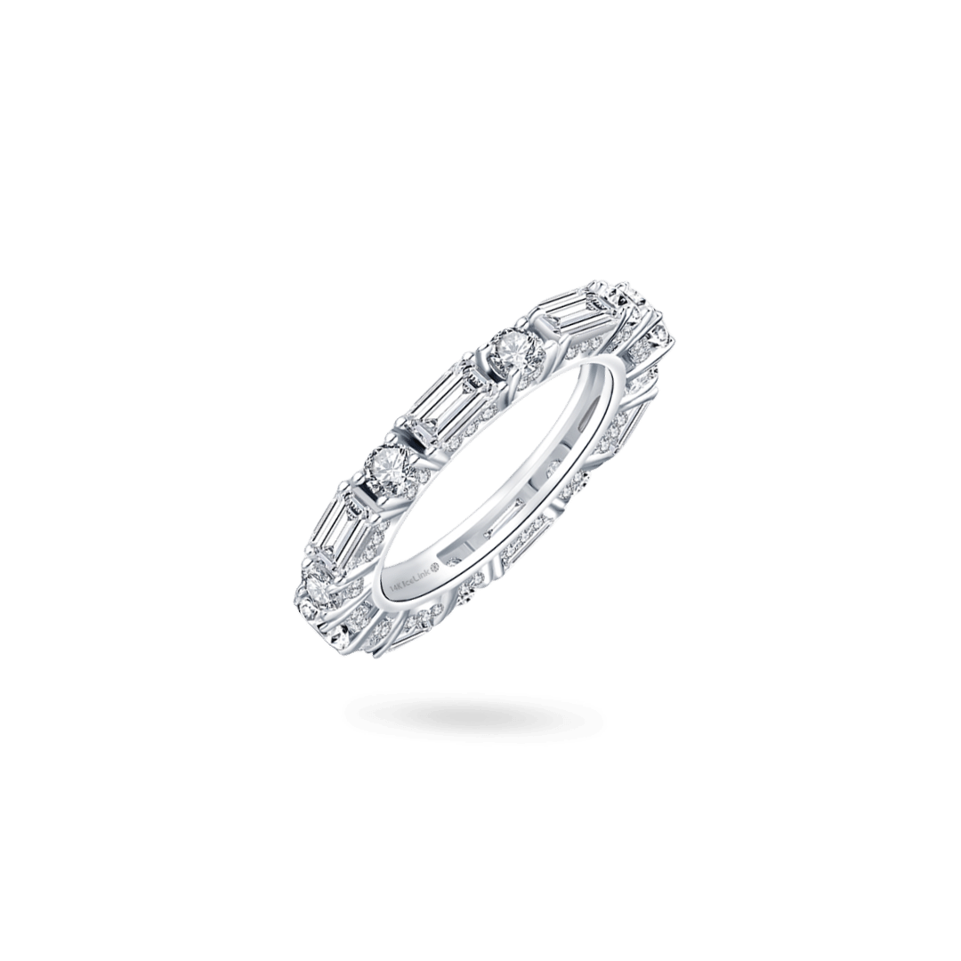 14K Siggy Eternity Ring Rings IceLink-CAL   