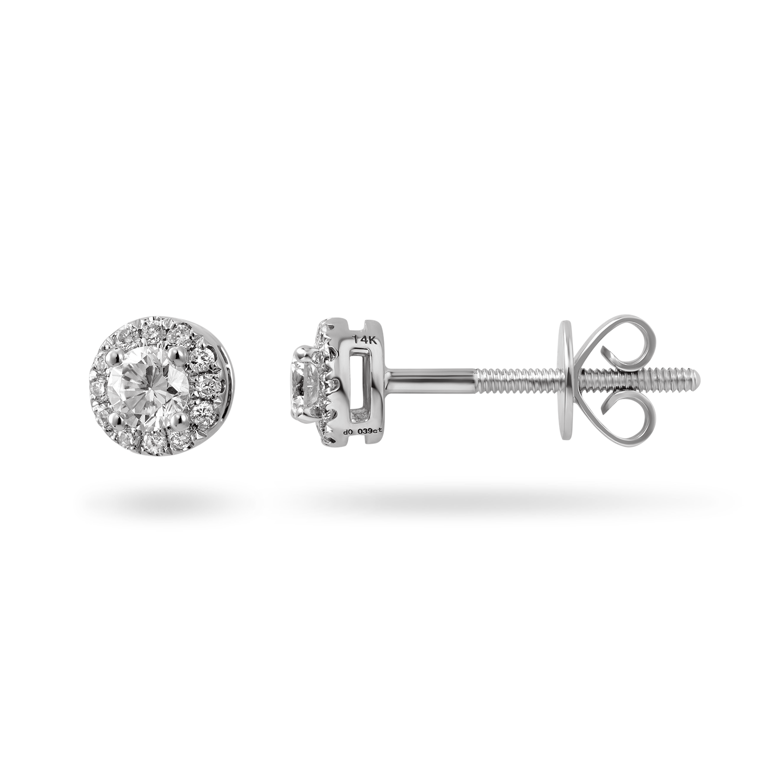 14K Diamond Stud Earrings  IceLink-CAL   