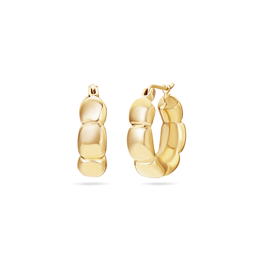 10K Mia Huggie Hoops Earrings IceLink-CAL   