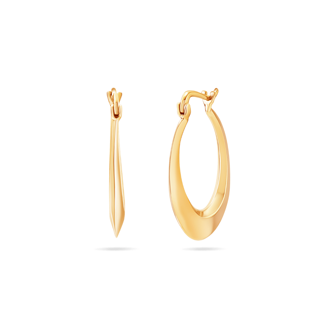 10K Amelia Hoops Earrings IceLink-CAL   