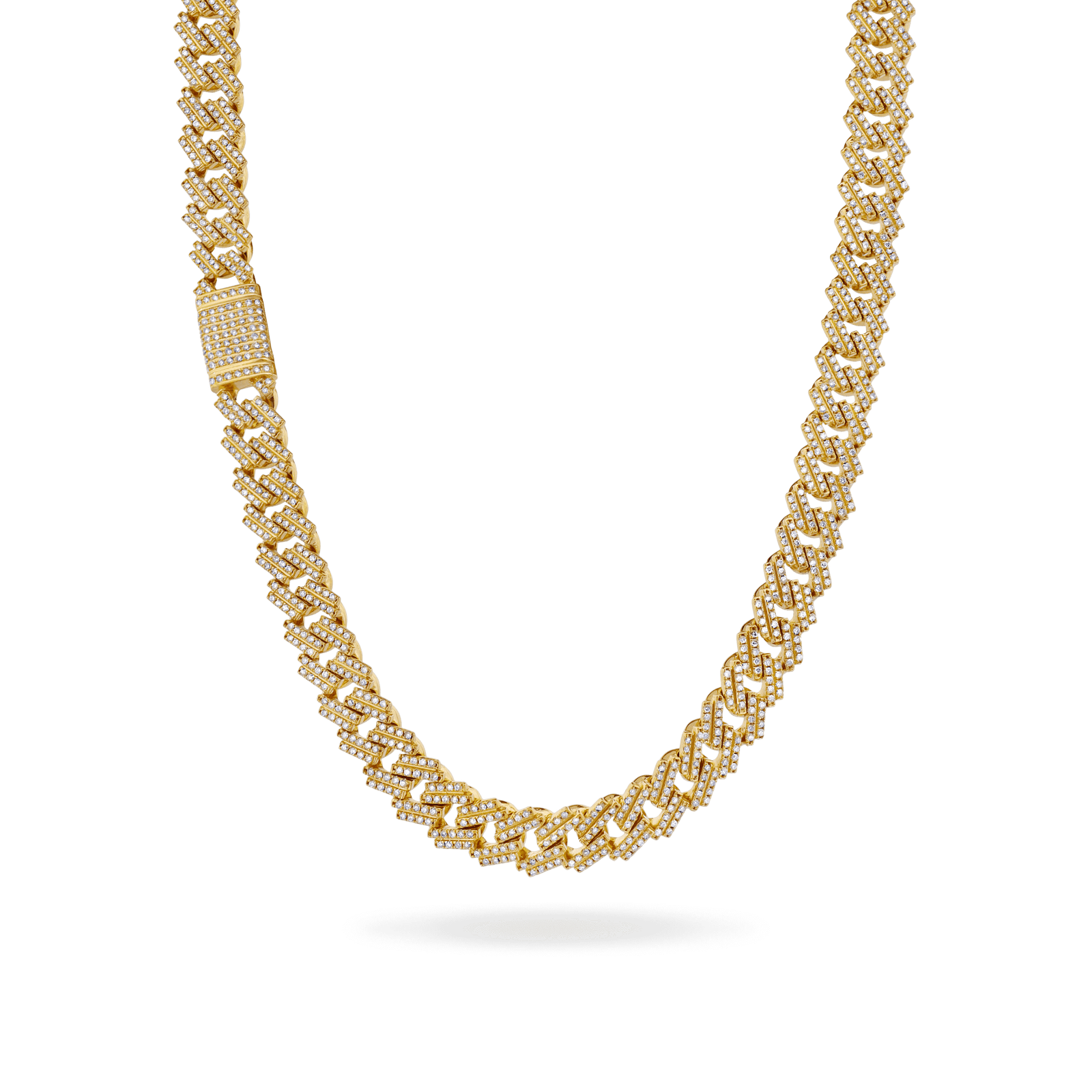 14K Miami Cuban XL Link ID Diamond Chain Bracelets IceLink-CAL   