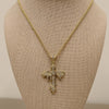 14K Drip Cross Pendant (Sample Sale) Necklaces IceLink-CAL   