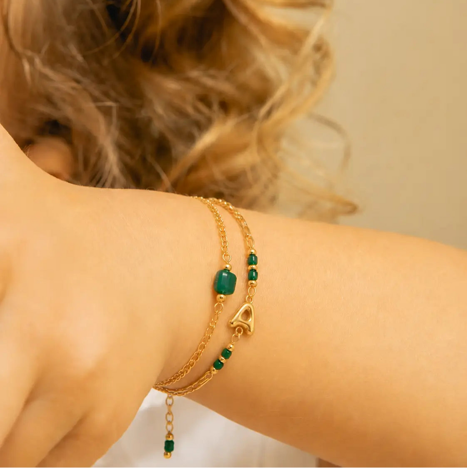 Lulu 'A' Initial Bracelet Bracelets IceLink-KDS