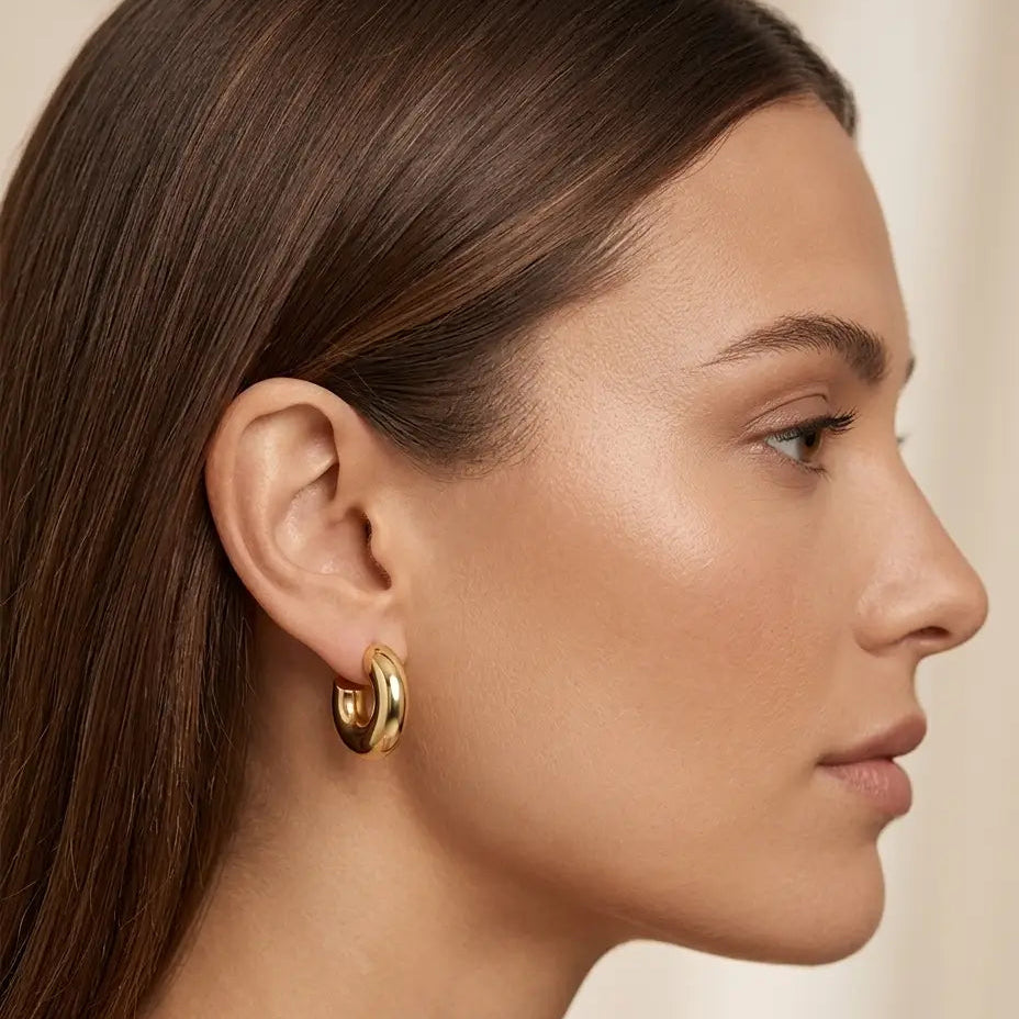 ‘Nola’ Bubble Huggies (sample sale) Earrings IceLink-CINDY