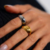 Iris Interlocking Ring Rings IceLink-BL   
