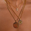 Armenian Initial Stone Necklace Necklaces IceLink-RAN   