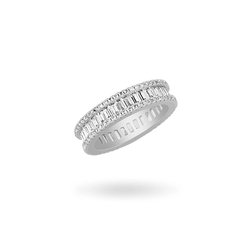 'Lexa' Eternity Baguette Band Rings IceLink-ATL