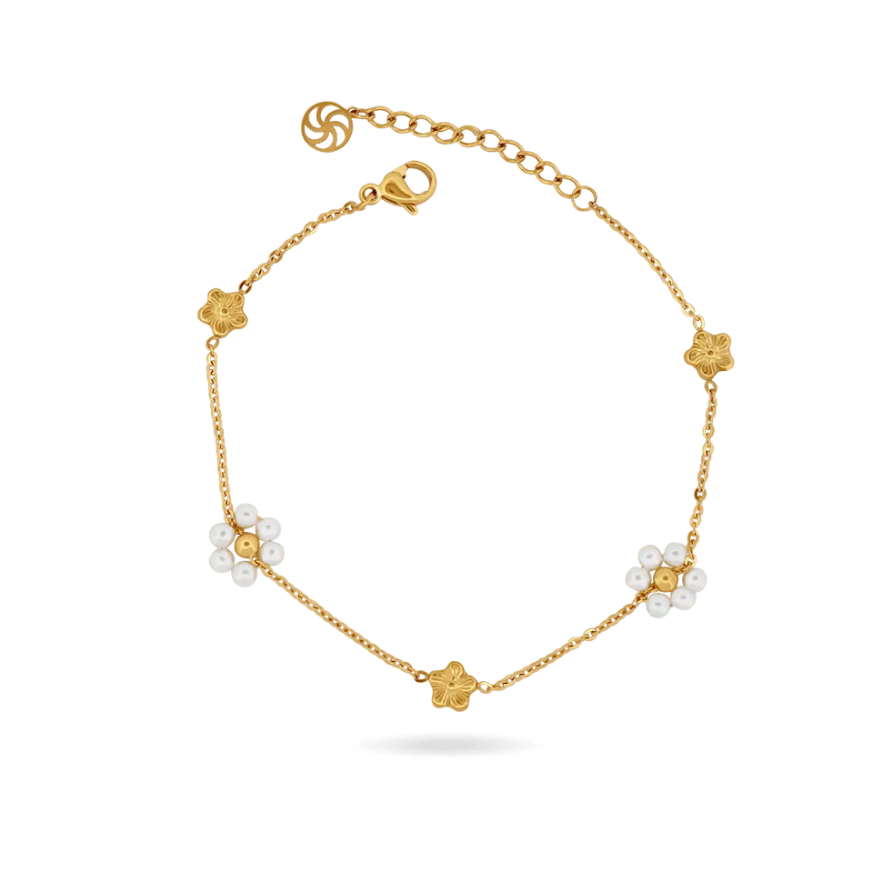 Pearl Daisy Bracelet Bracelets IceLink-KDS