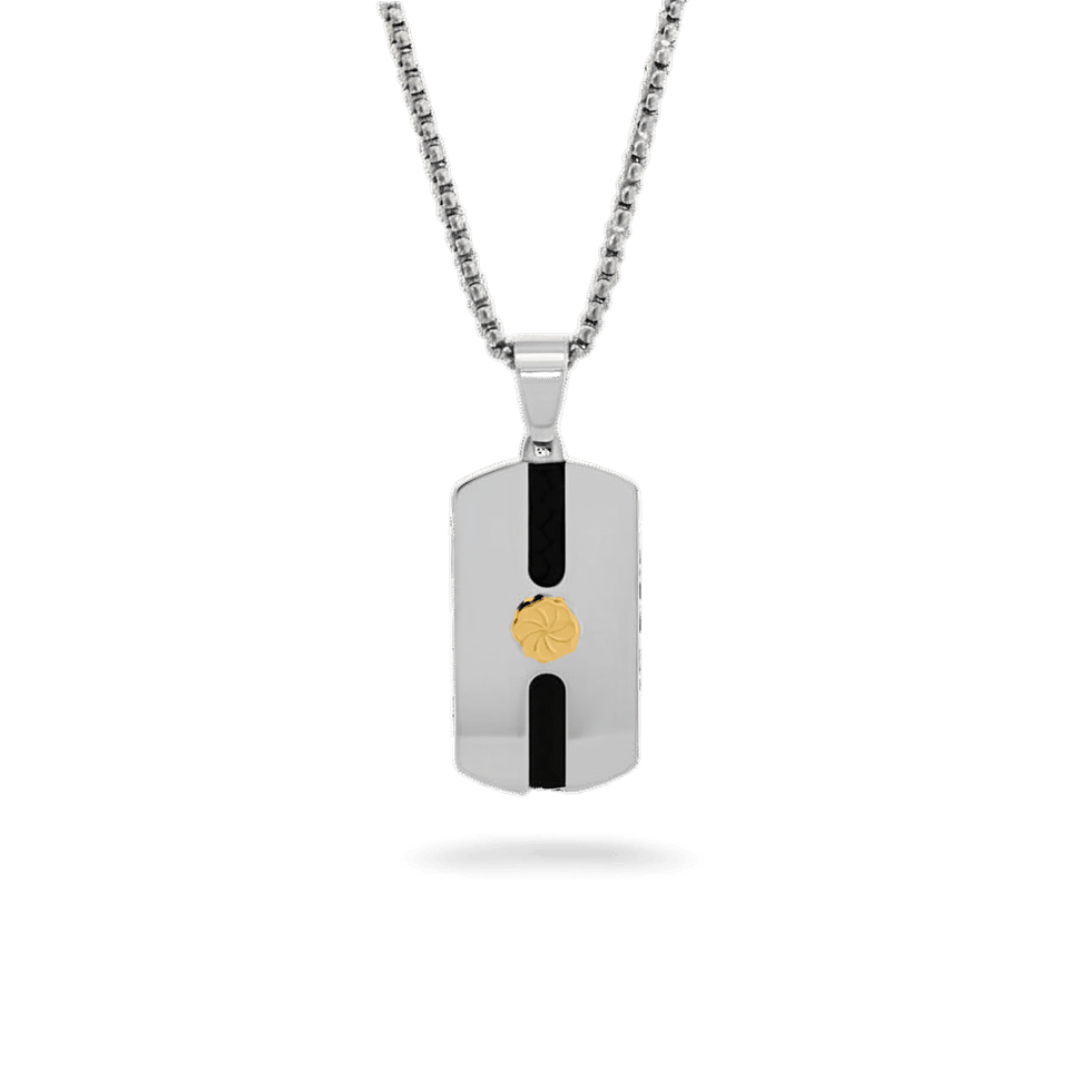 Ryder Dog Tag Necklace Necklaces IceLink-VRNA Stainless Steel
