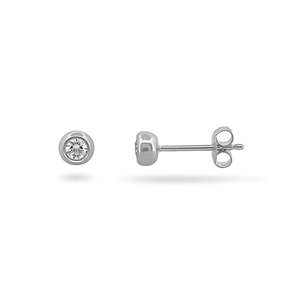 14K Isla Diamond Stud Earrings — Sample Sale Earrings IceLink-SVN
