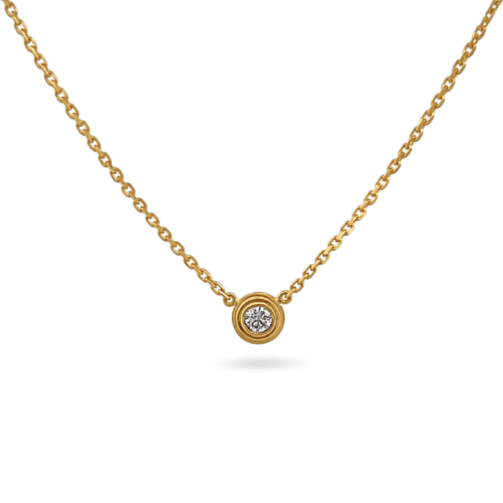 14K Lyla Diamond Necklace (sample sale) Necklaces IceLink-CAL 14K Gold  