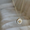 14K Mother of Pearl Necklace Necklaces IceLink-CAL   