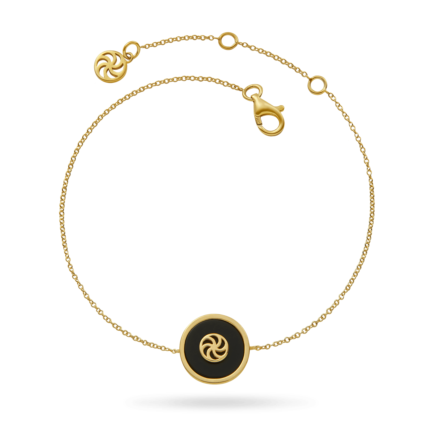 14K Onyx Eternity Bracelet Bracelets IceLink-CAL