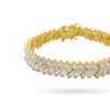 Amor Sui Zipper Baguette Bracelet Bracelets IceLink-ATL 14K Gold Plated 6&quot; (XS) 