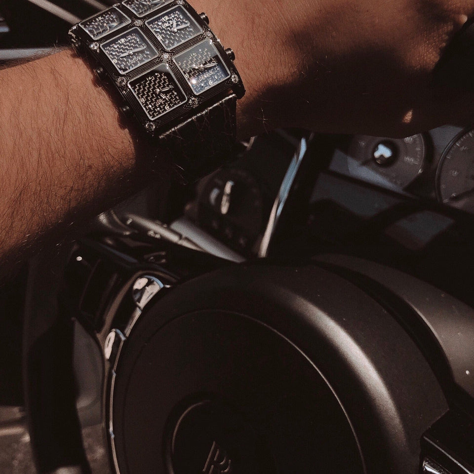 Aoki 1.5CT 6TZ Diamond Watch Presidential IceLink