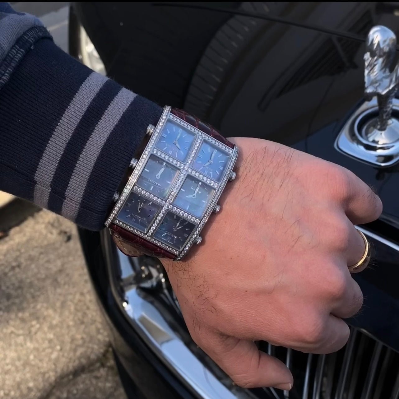 Aoki Diamond 6TZ Watch Presidential IceLink   