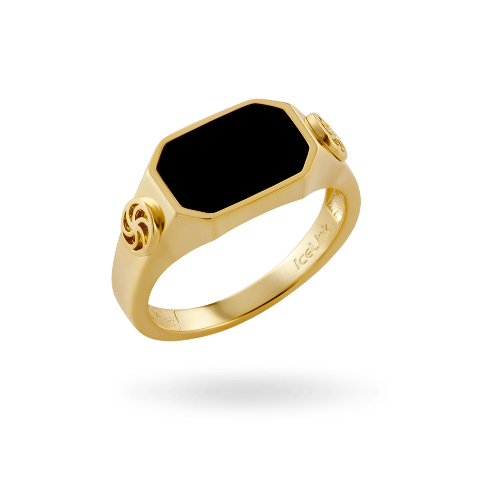Black Onyx Ring (Sample Sale) Rings IceLink-RAN 5