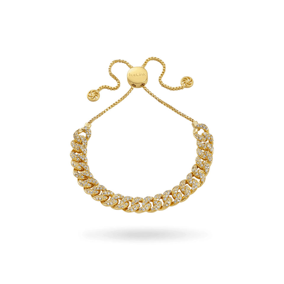 Cuban Bracelet Bracelets IceLink-ATL 14K Gold Plated
