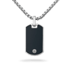 Drake Dog Tag Necklace (sample sale) Necklaces IceLink-RAN Stainless Steel 22&quot; 