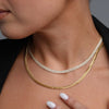 14K 3mm Miami Link Cuban Chain Necklaces IceLink-CAL   