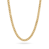 10K 5mm Hollow Monaco Cuban Link Necklace Necklaces IceLink-CAL   