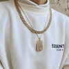 10K Baguette Cuban Necklace 6.5mm 16&quot; Necklaces IceLink-CAL   