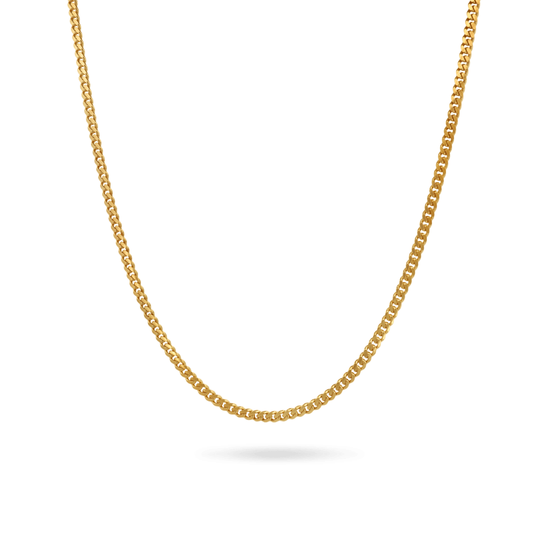 14K 3mm Miami Cuban Chain Necklaces IceLink-CAL   