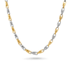 14K Two-Tone Titan Link Chain Necklace Necklaces IceLink-CAL   