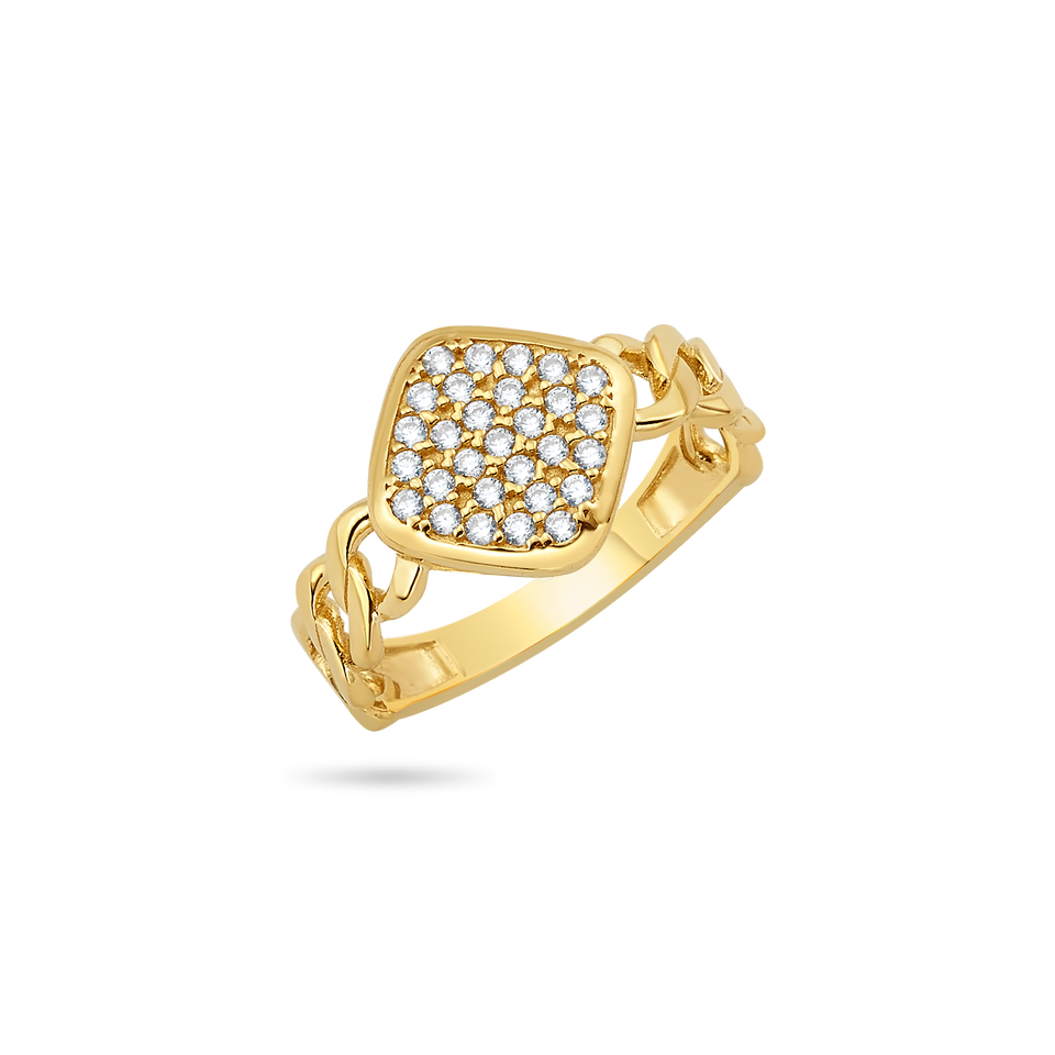 14K Dia Ring Rings IceLink-CAL 4