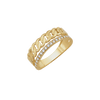 14K Double Layer Cuban Ring Rings IceLink-CAL 4  