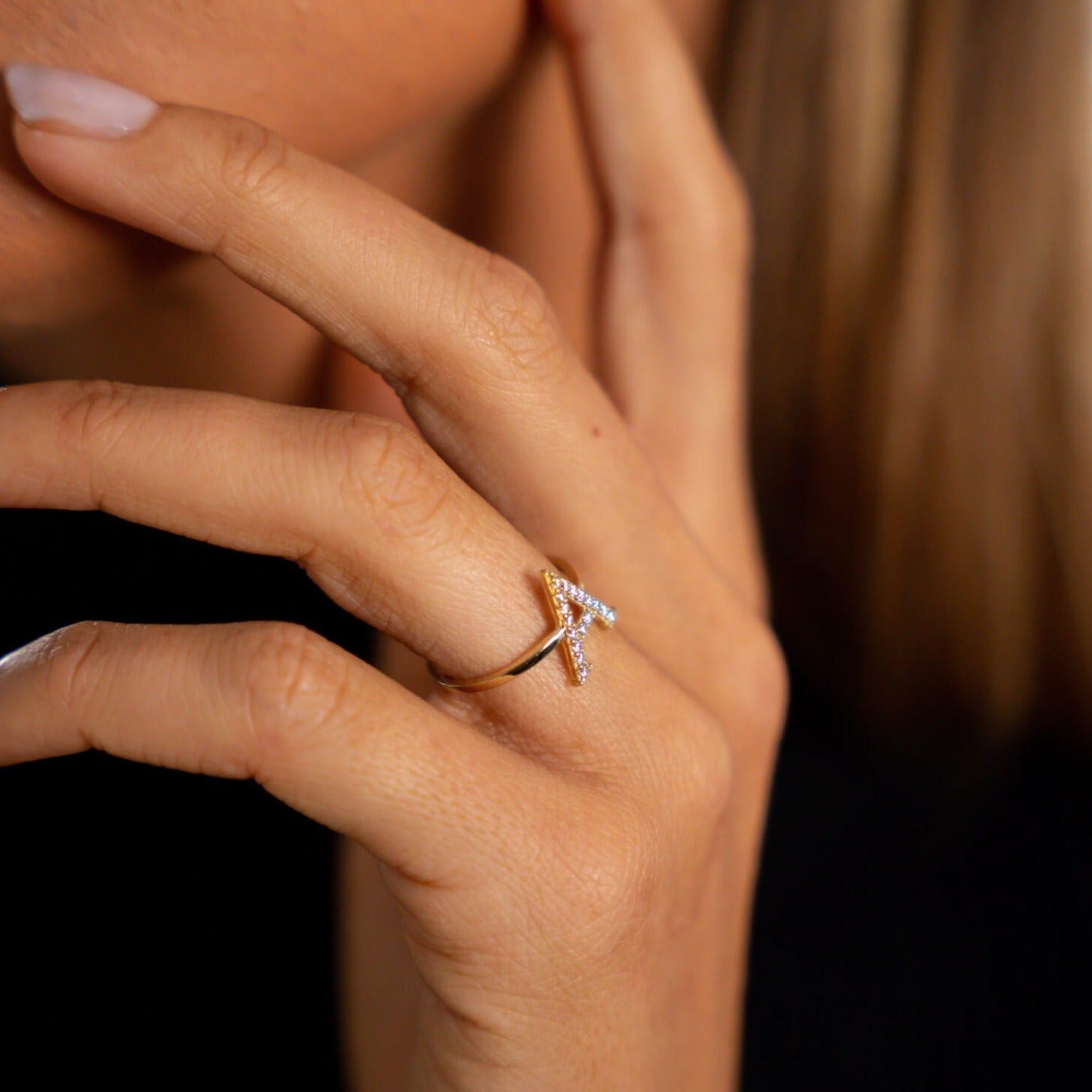 14K &#39;True You&#39; Stone Ring Rings IceLink-CAL   