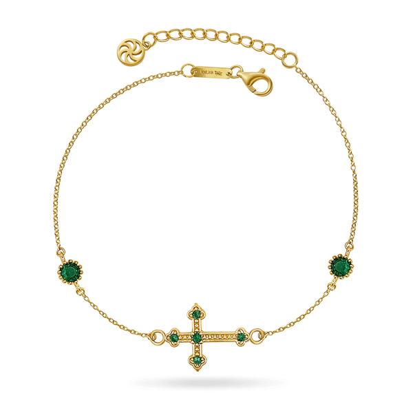 14k-emerald-cross-bracelet-