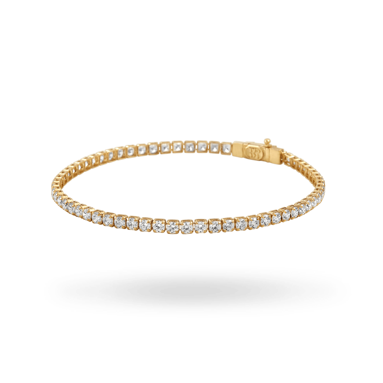 10K Gold Moissanite Tennis Bracelet 3.25mm