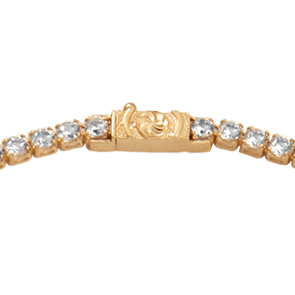 14K Gold Colorful Tennis Necklace 2.75mm Necklaces IceLink-CAL