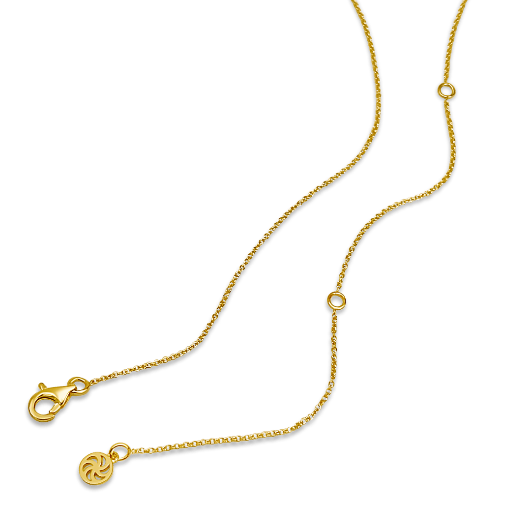 14K Turquoise Armenian Initial Necklace Necklaces IceLink-SVN