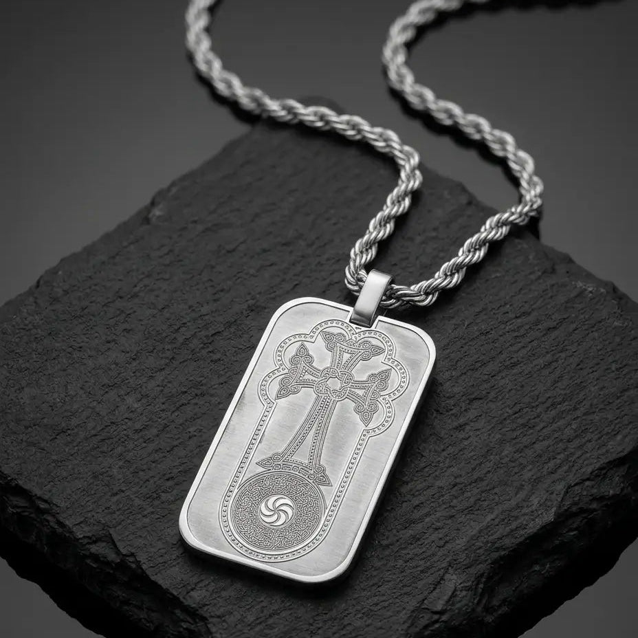 Armenian Cross Dog Tag - IceLink