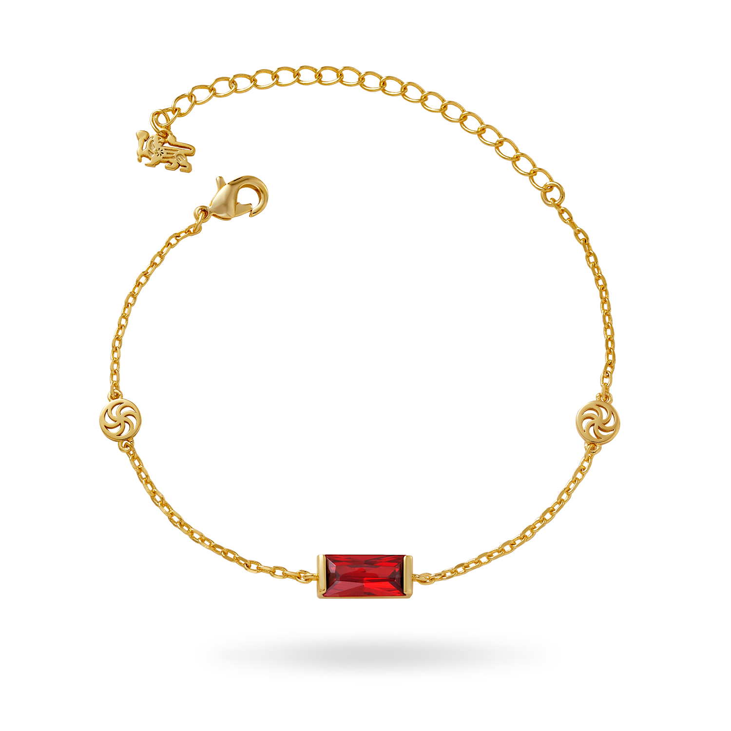 Birthstone Bracelet Bracelets IceLink-ATL January (Garnet CZ)  