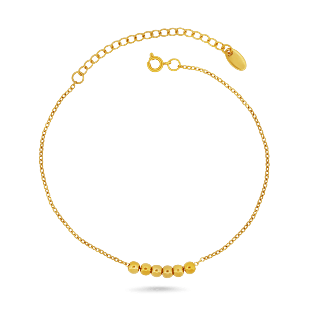 Beaded Anklet (Sample Sale) Bracelets IceLink-BL   