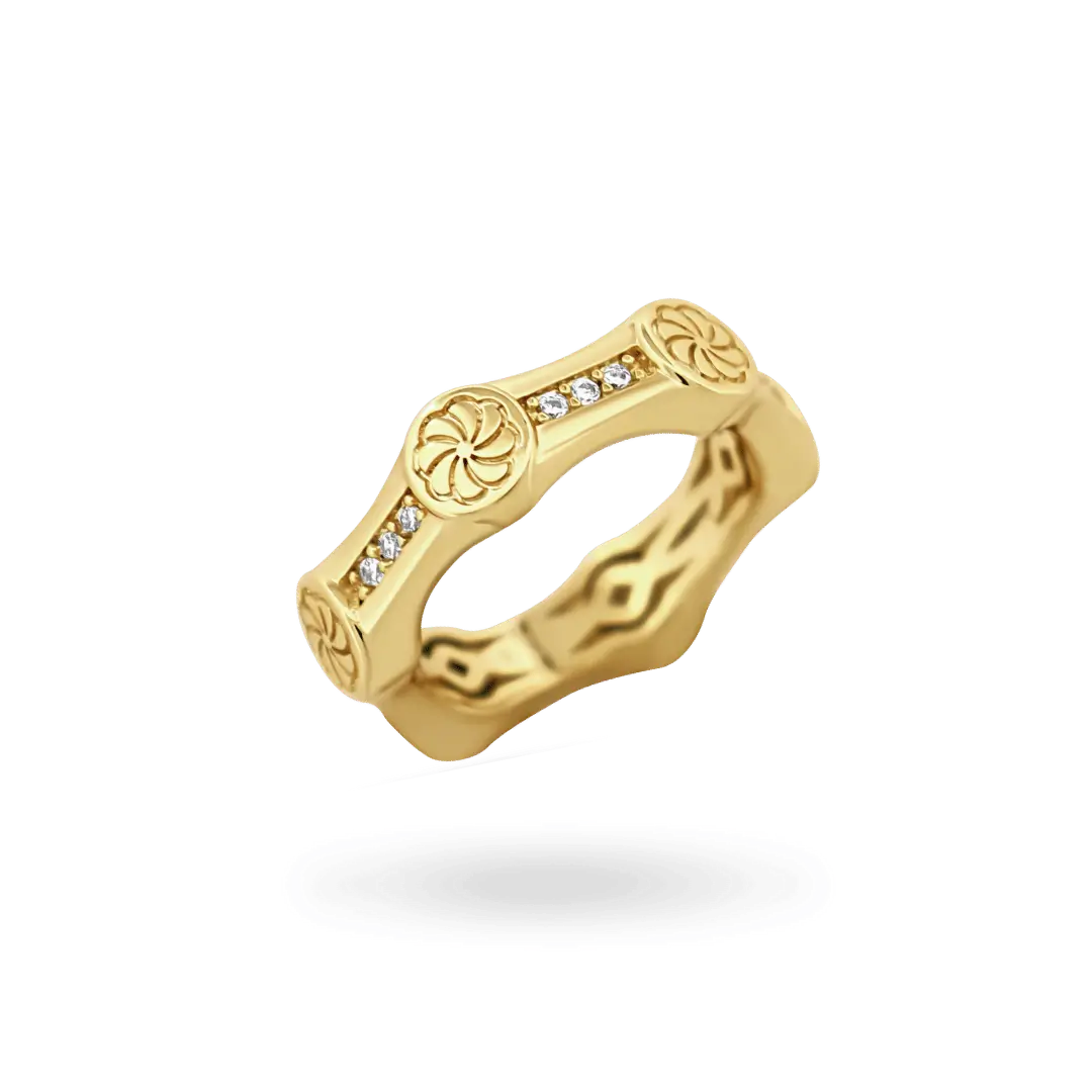 Bicycle Eternity Link Ring Rings IceLink-ATL 5