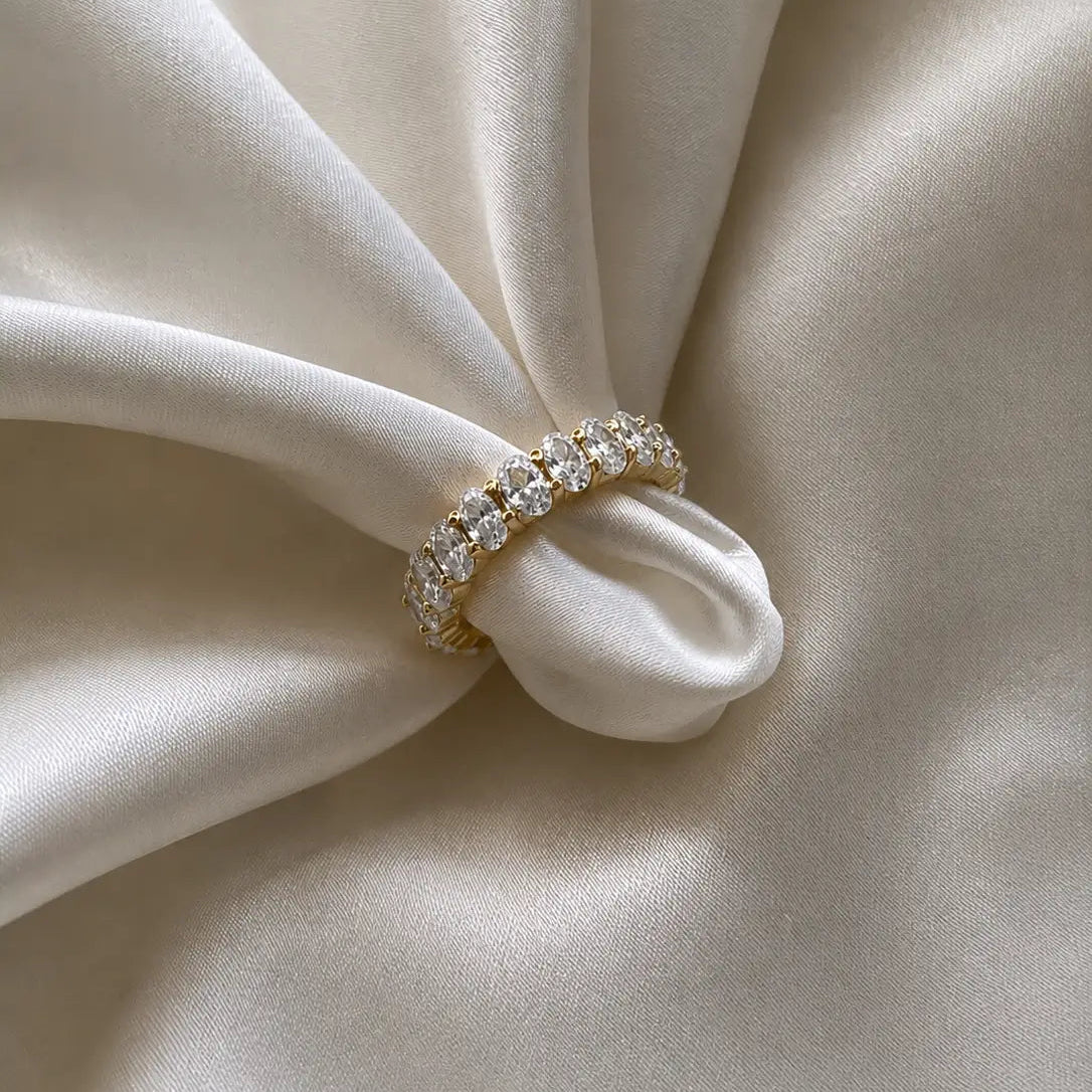 Amor Sui Oval Eternity Ring Rings IceLink-ATL