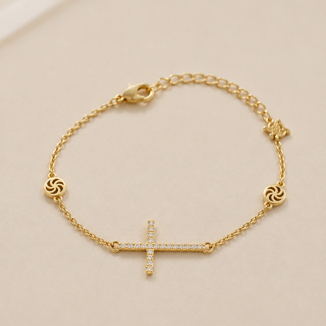 Sideways Cross Bracelet Bracelets IceLink-ATL