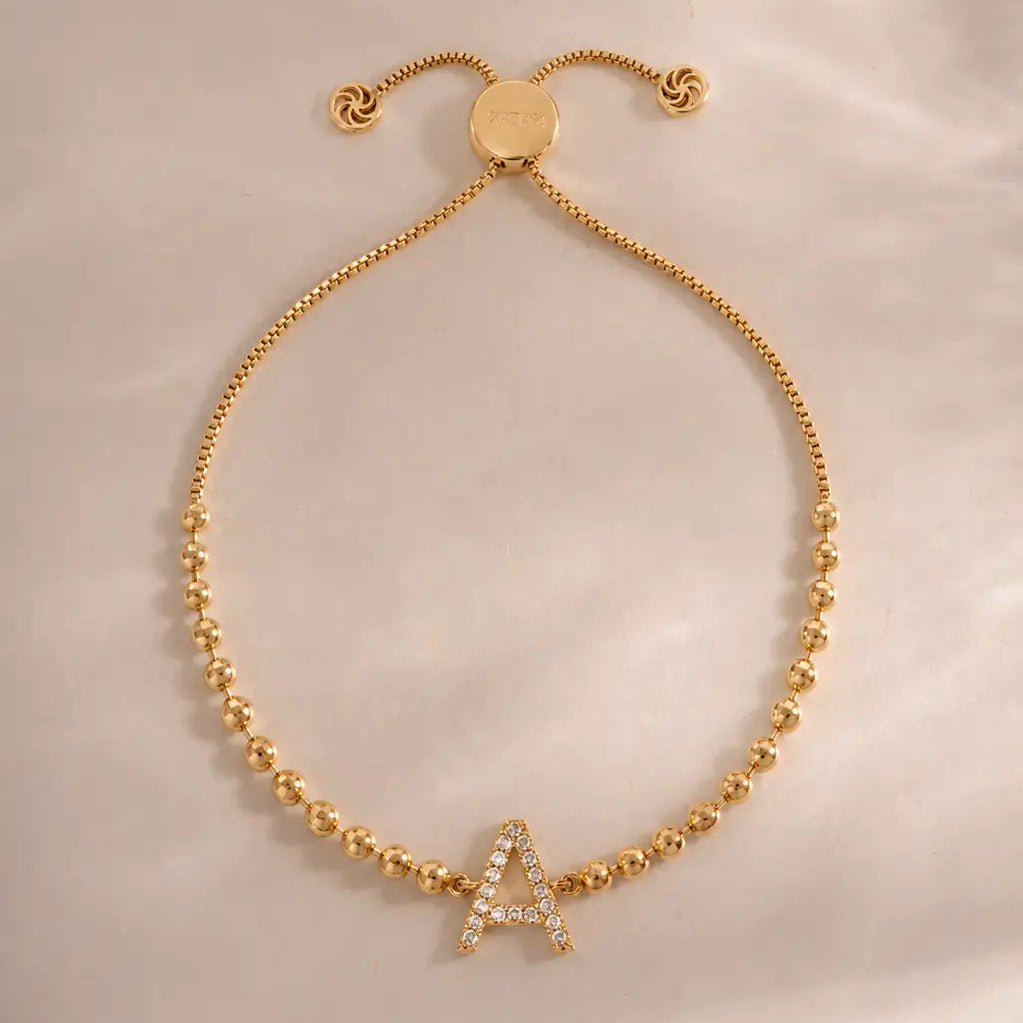 'True You' Initial Bead Bracelet Bracelets IceLink-ATL