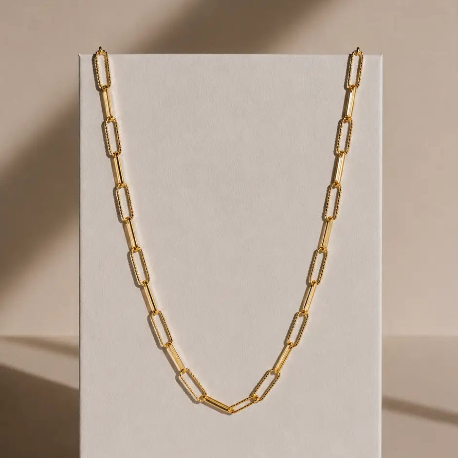 Angie Paperclip Necklace - IceLink