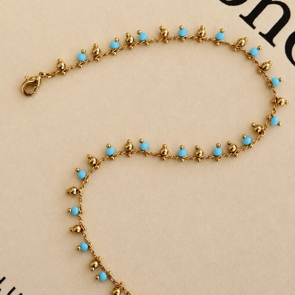 Capri Turquoise Anklet